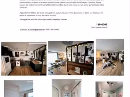 vente appartement t3