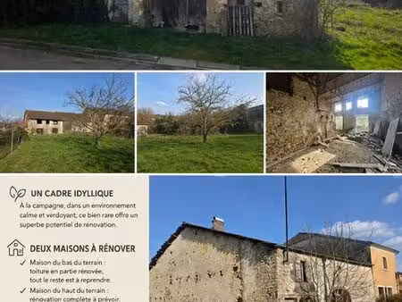 deux maisons à rénover sur terrain de 1520 m² – gros potentiel – villars-saint-marcelin (5