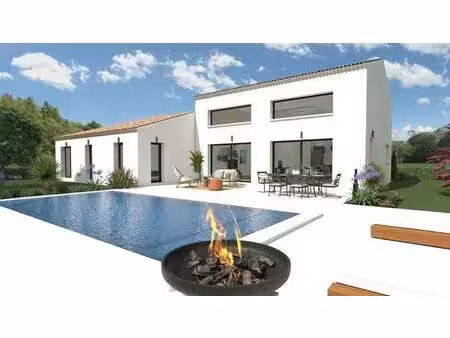 terrain avec maison neuve à vendre