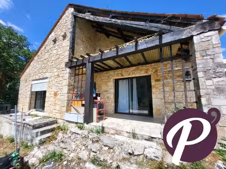 maison sur terrain boisé
