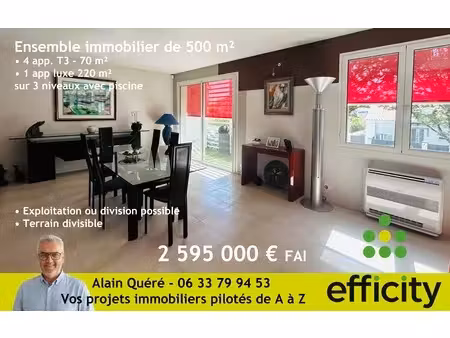 immeuble 18 pièces - 500 m²