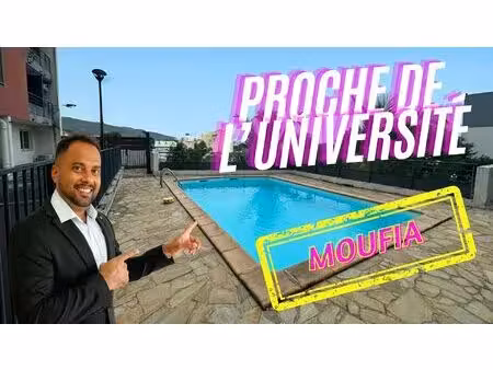appartement 30 m² dans une résidence avec piscine au moufia