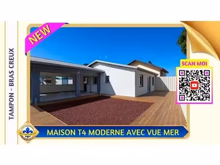 maison moderne avec très grande garage carrelé