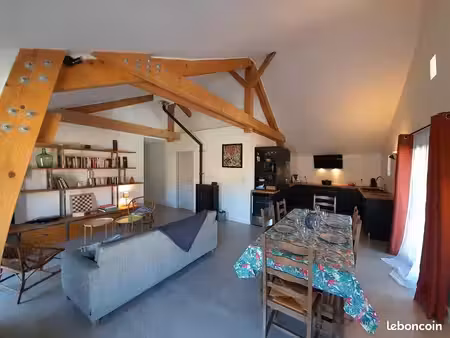 appartement meublé + terrasses 3ch 100m²