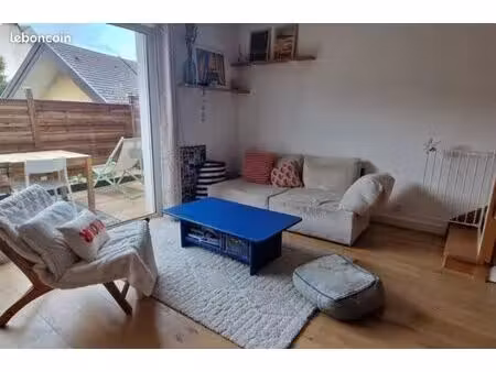 duplex meublé t3 75m2 annecy nord / terrasse 12m2