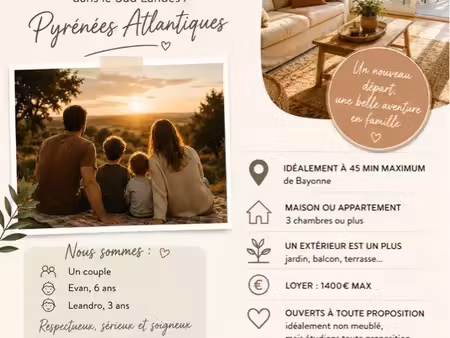 ? à la recherche de notre futur chez-nous – sud landes / 64