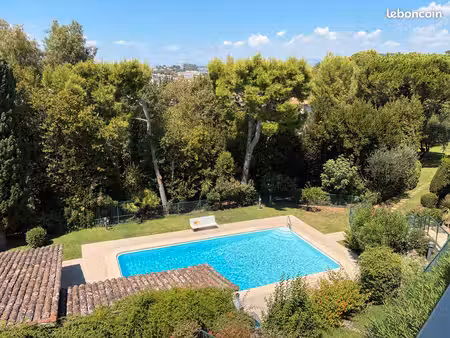 cannes / le cannet – terrefial | 3 pièces rénové avec grandes terrasses  belle vue mer  pi