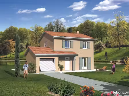 maison 90 m² avec terrain à decines-charpieu (69)