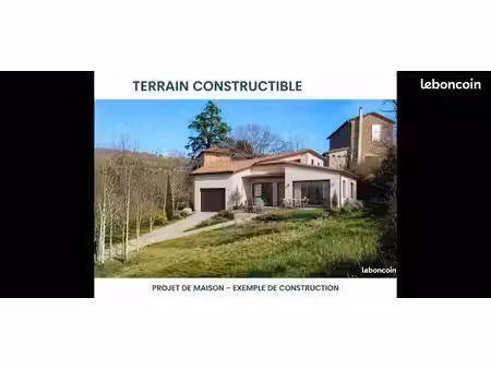 rare sur le secteur  terrain a vendre