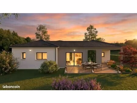 projet de construction d'une maison 92.6 m² avec terrain à le theil (03)