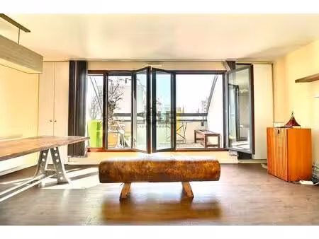 2 pièces - buttes chaumont - 47m² - terrasse