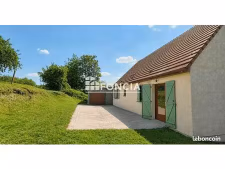 bézu-saint-germain – pavillon de plain-pied 3 chambres  garage et jardin