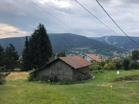 rare à gérardmer – terrain viabilisé de 1 014 m² avec vue panoramique