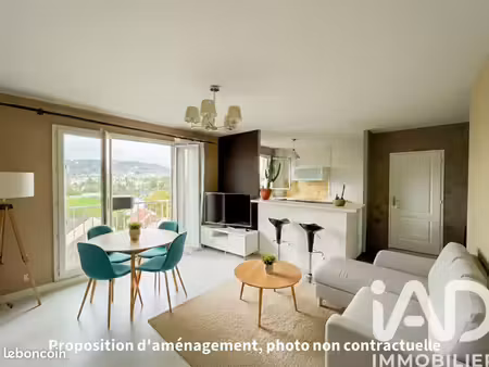 appartement 3 pièces 64 m²