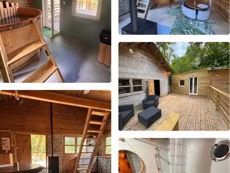 étang avec chalet