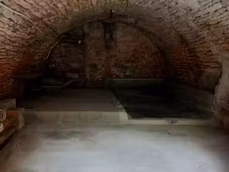 location : grande cave voûtée 55m² plain-pied (idéal vin / champignonnière)