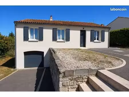 maison plain-pied 91 m2 - sous-sol complet - terrain 958 m2 - torsac