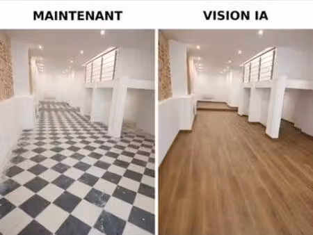 local commercial commercial entièrement rénové (sauf le sol)