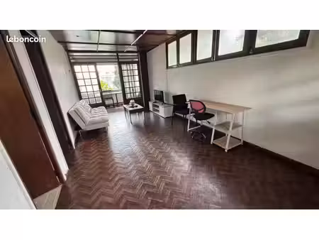 t2 meublé de 55 m² avec jardin – cayenne – disponible immédiatement