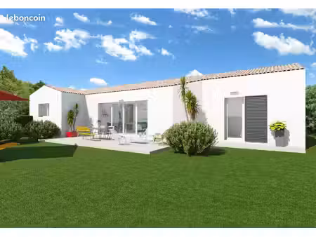 projet de construction d'une maison 3 chambres de 96.73 m² sur un terrain à bâtir de 879 m