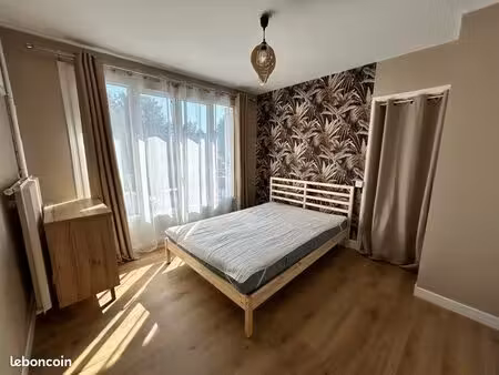 ermont – t2 meublé 42m² refait à neuf + 2 balcons + parking + cave