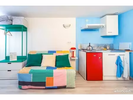 studio meublé rénové 14 m² – hyper centre béziers – spécial étudiant