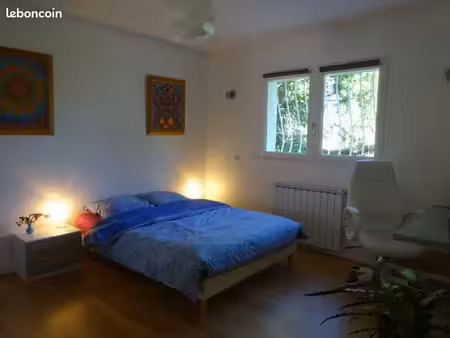 studio meublé indépendant + terrasse  22m2  dans villa  à castelnau le lez