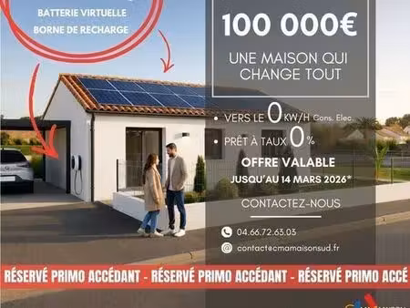 projet de construction d'une maison 50 m² avec terrain à connaux (30)