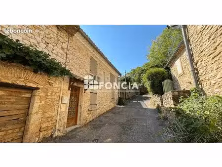 maison de village en pierre  50 m2 – saint-victor-la-coste (gard)
