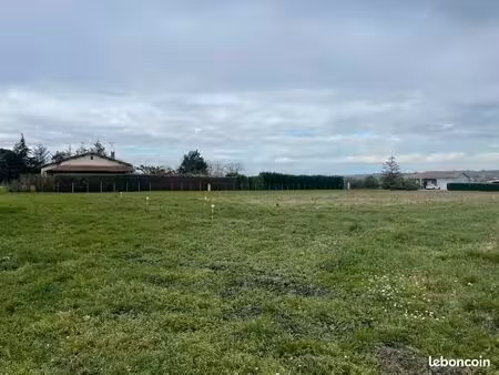 terrain 1 450 m² gironde sur dropt