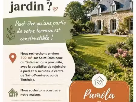 rechercher terrain saint domineuc ou tinténiac