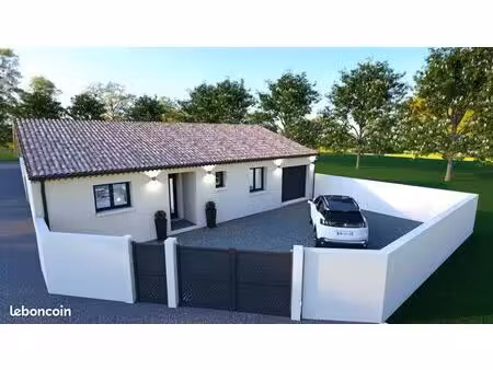 projet de construction d'une maison 75 m² avec terrain à juvignac (34)