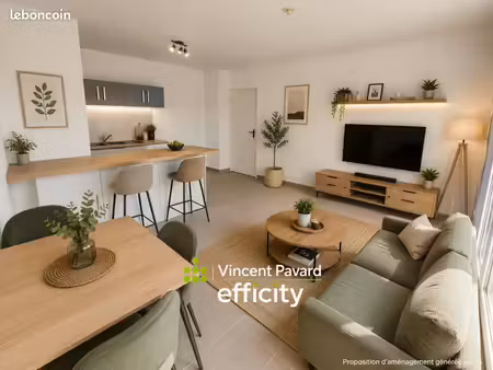 appartement 3 pièces 51 m²