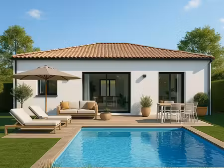 projet de construction d'une maison 80 m² avec terrain à bassan (34)