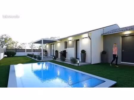 projet de construction d'une maison 90 m² avec terrain à bessan (34)