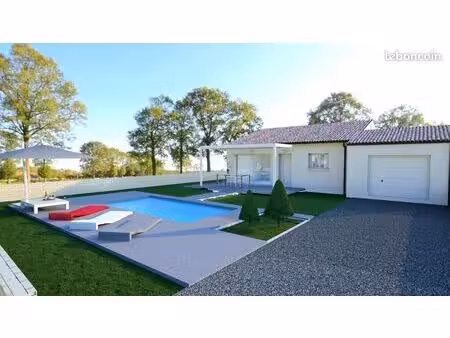 projet de construction d'une maison 90 m² avec terrain à ceyras (34)