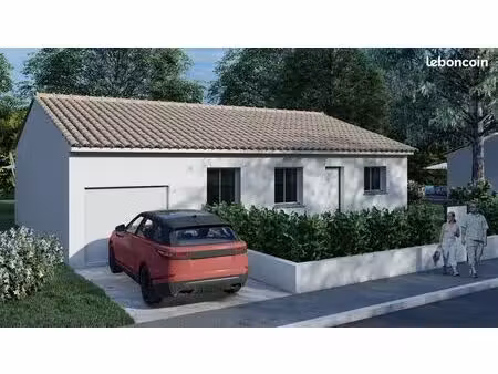 projet de construction d'une maison 60 m² avec terrain à claret (34)