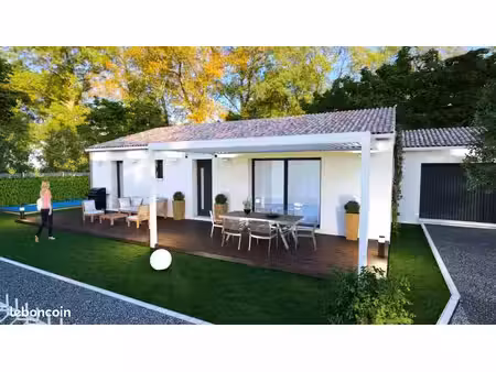 projet de construction d'une maison 91 m² avec terrain à lauret (34)