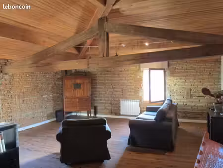 maison de caractère 120 m² – 3 chambres – séjour cathédrale