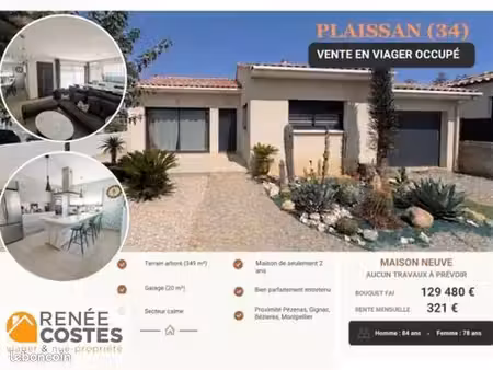 maison en viager 3 pièces 79 m²