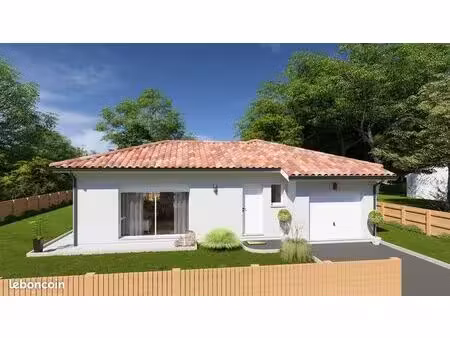 projet de construction d'une maison 105 m² avec terrain à vielle-saint-girons (40)