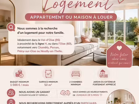 recherche maison ou appartement à louer