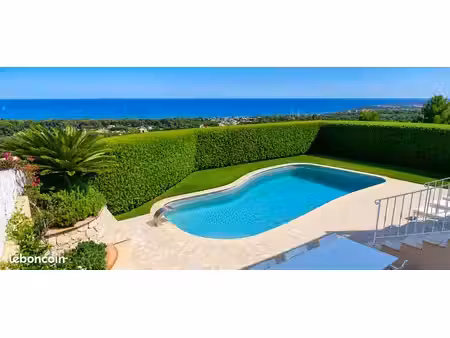 villa avec piscine & vue mer panoramique – 170 m² – 4 chambres – biot