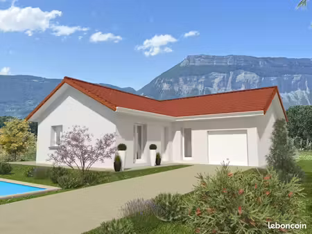 projet de construction d'une maison 87 m² avec terrain à la mure (38)