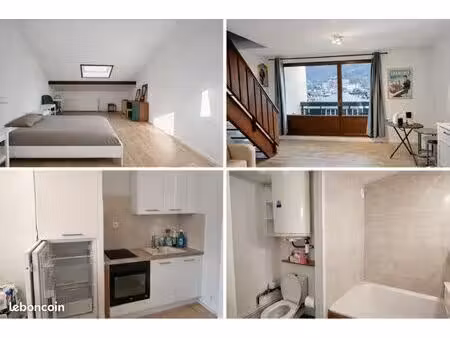 bel appartement meublé en duplex – lumineux – centre d’albertville