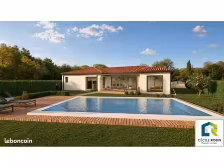 projet de construction d'une maison 103 m² avec terrain à le coteau (42)