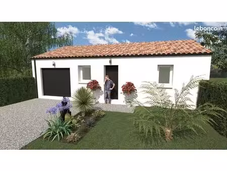 maison 56.05 m² avec terrain à lege (44)