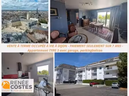 vente à terme occupée sur 84 mois - dijon (21000)