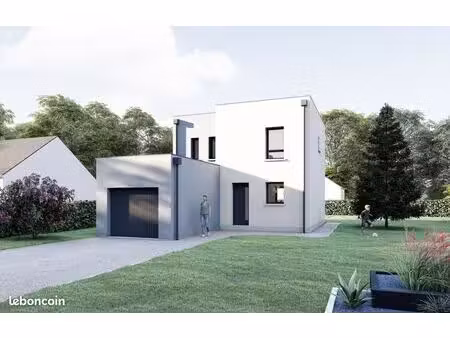 projet de construction d'une maison 92.27 m² avec terrain à jans (44)
