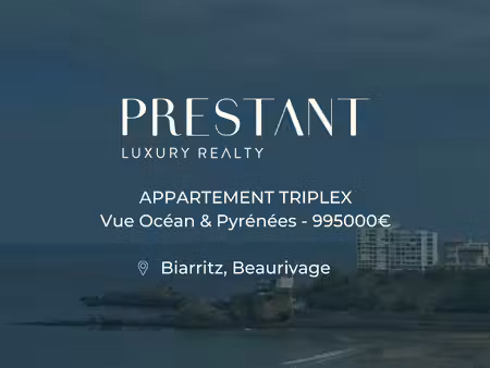 vente appartement 4 pièces 71 m² biarritz (64200)